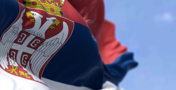 Republika Srpska okićena zastavama Srbije i Srpske