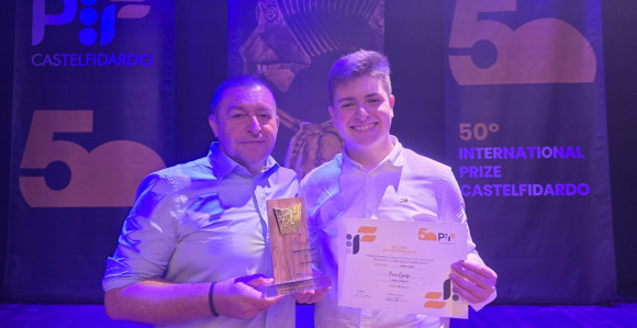 Нови успјех младог хармоникаша Ђорђа Перића