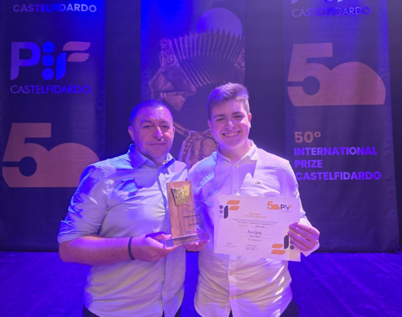 Novi uspjeh mladog harmonikaša Đorđa Perića