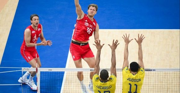 Odbojkaši Srbije pobijedili Brazil na Svjetskom prvenstvu
