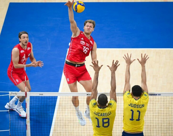 Odbojkaši Srbije pobijedili Brazil na Svjetskom prvenstvu