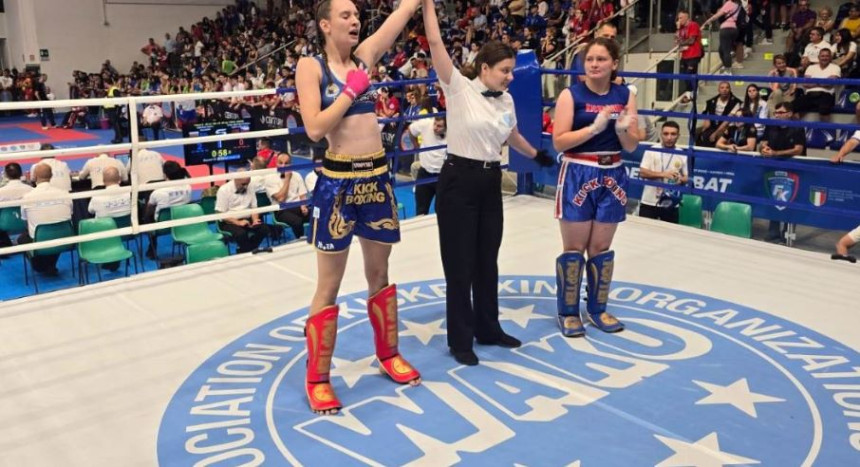 Николина Цвијетић из Невесиња европска првакиња у кик-боксу