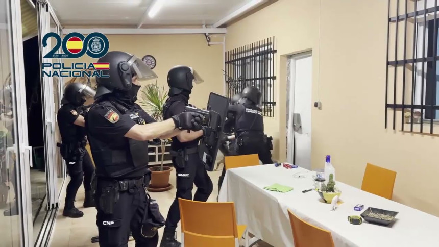Srbi uzgajali drogu u tvrđavi u Španiji (VIDEO)