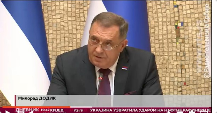 U Jutarnjem dnevniku RTS, Dodik potpisan kao građanin