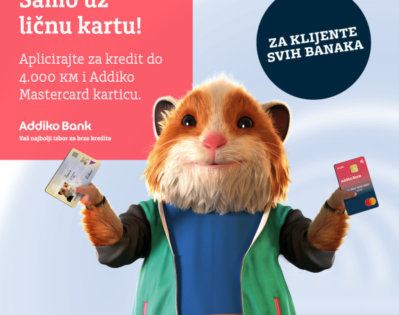 Addiko Bank a.d. Banja Luka: Jedna karta za sve životne situacije – aplicirajte za kredit samo s ličnom