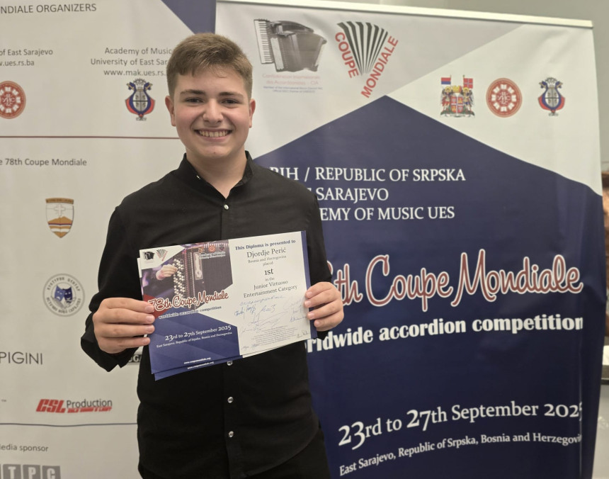 Sasvim očekivano: Đorđe Perić ponovo svjetski prvak