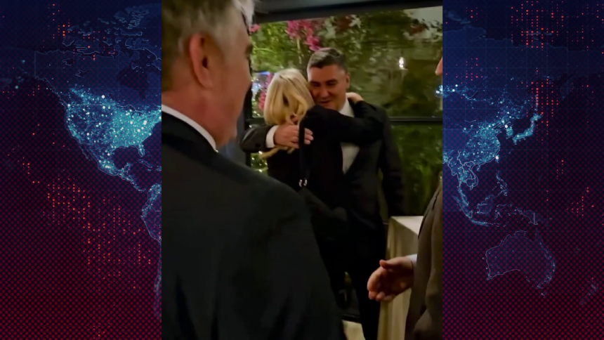 Srdačan pozdrav Cvijanovićeve i Milanovića (VIDEO)