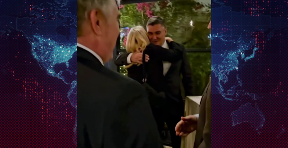 Srdačan pozdrav Cvijanovićeve i Milanovića (VIDEO)