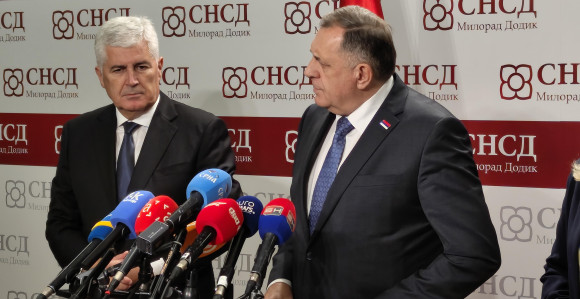 Čović i Dodik učvršćuju saradnju na EU putu BiH