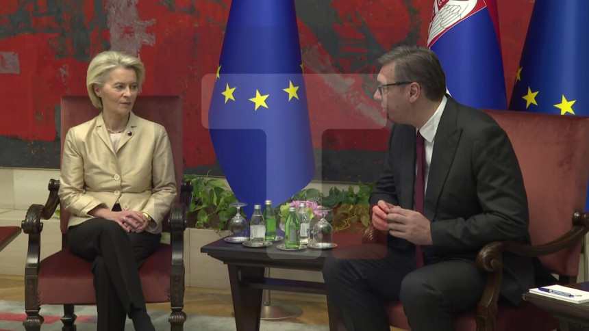 Vučić i Fon der Lajen počeli tet-a-tet sastanak