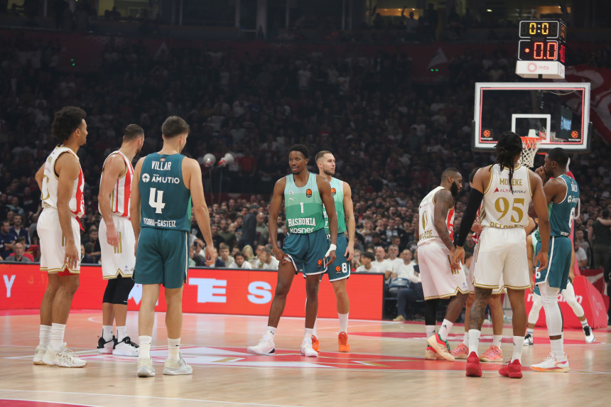 Košarkaši Crvene zvezde pobijedili "Baskoniju"