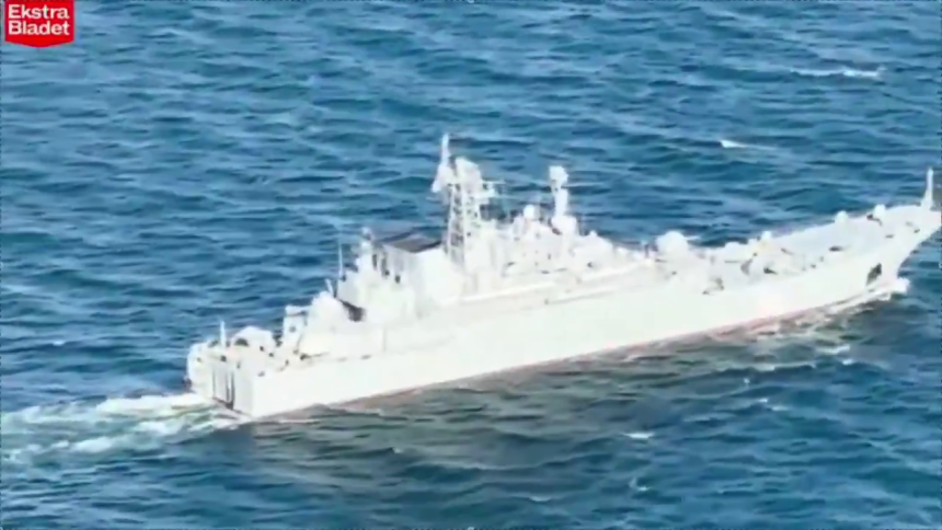 Ruski brod u Baltiku, članice NATO zabrinute (VIDEO)