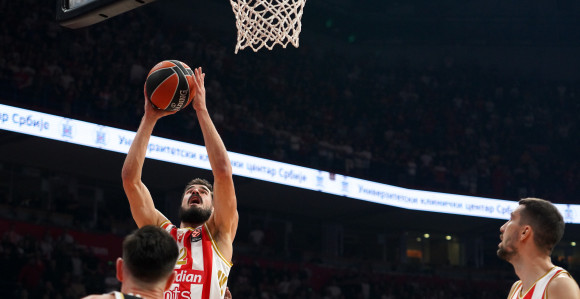 Zvezda upisala petu pobjedu u nizu, Asvel pao u drugoj četvrtini