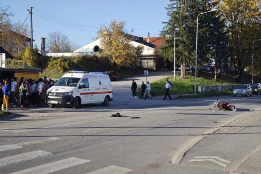 Udes u Zalužanima, na terenu Hitna pomoć