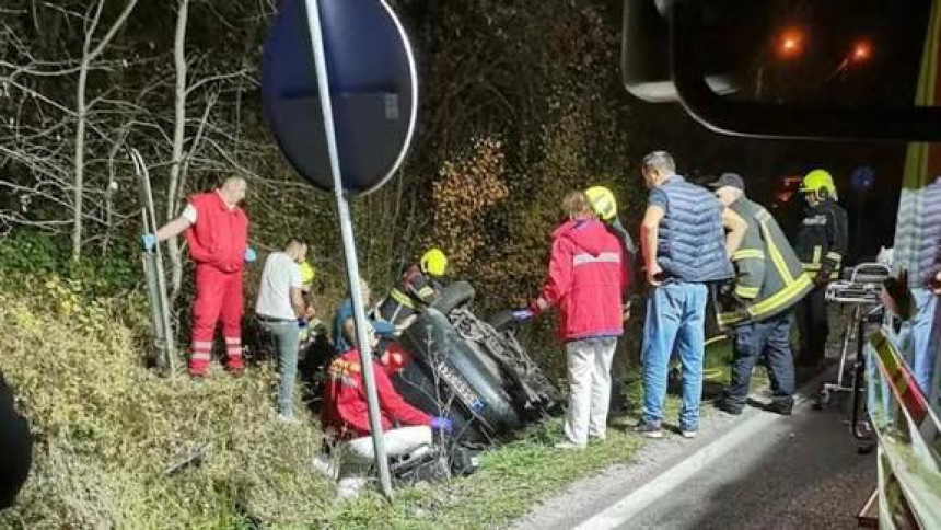 Poginule dvije osobe u teškom udesu kod Banjaluke