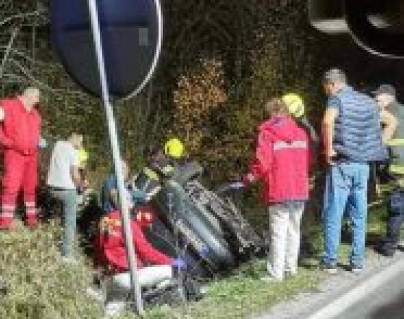 Sudar autobusa i vozila na putu Banjaluka-Prijedor