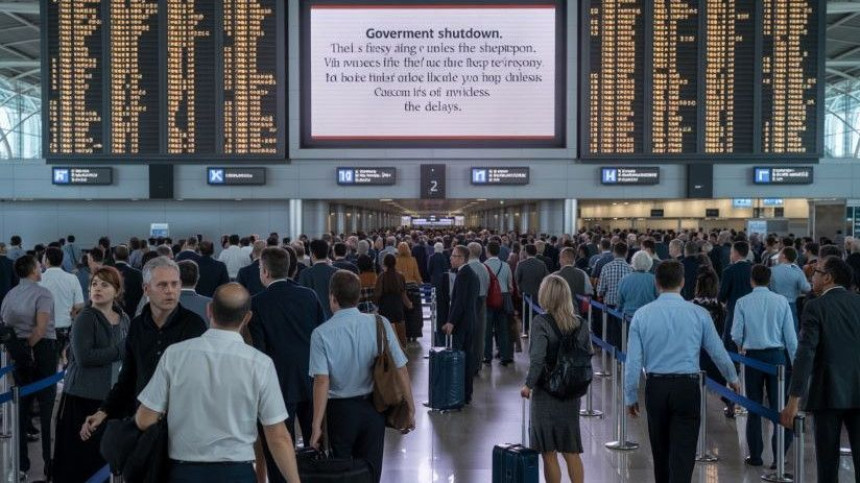 Blokada vlade u SAD uzrokovala haos na aerodromima