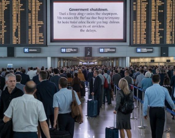 Blokada vlade u SAD uzrokovala haos na aerodromima