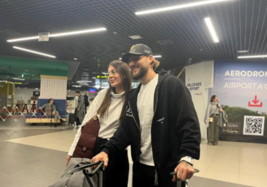 Cecina kćerka sa suprugom fudbalerom stigla u Srbiju