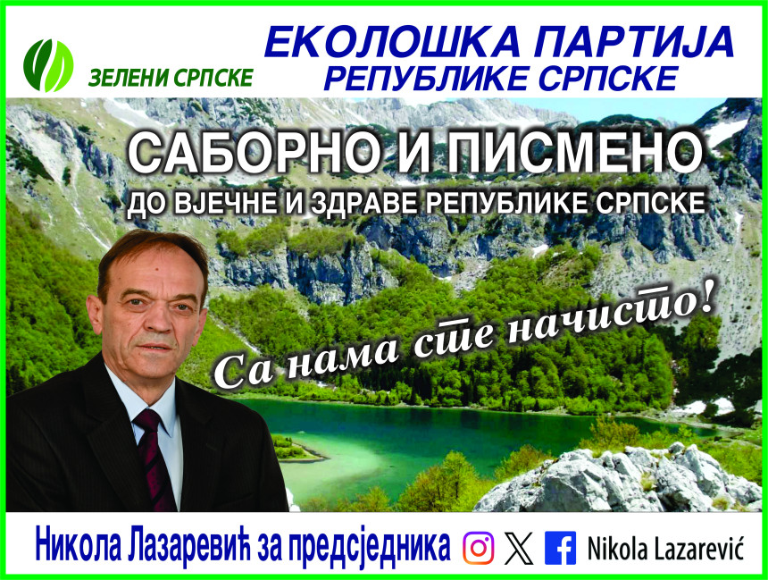 "Želim da pokrenem iskren dijalog i postignem istorijski dogovor sa druga dva konstitutivna naroda"