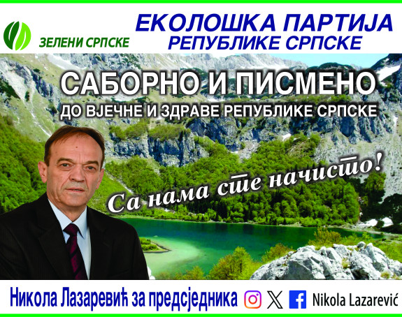 "Želim da pokrenem iskren dijalog i postignem istorijski dogovor sa druga dva konstitutivna naroda"