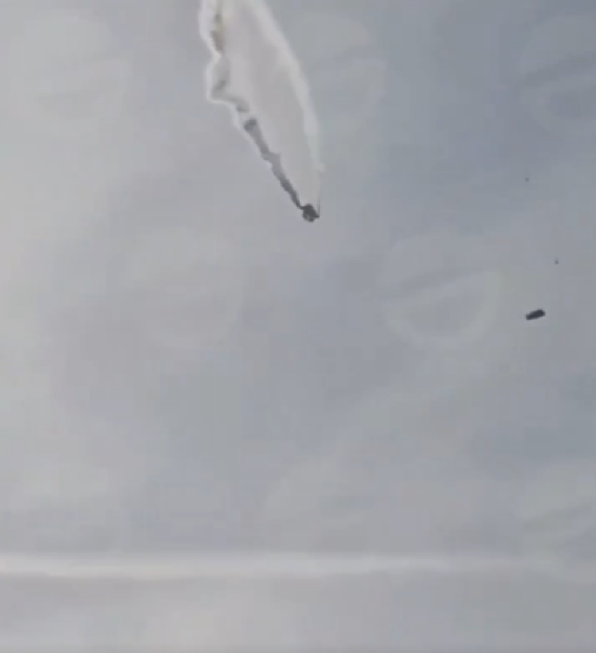 Pao avion na granici Azerbejdžana i Gruzije (VIDEO)