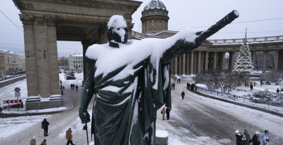 Prvi snijeg pao u Moskvi sa mjesec dana zakašnjenja