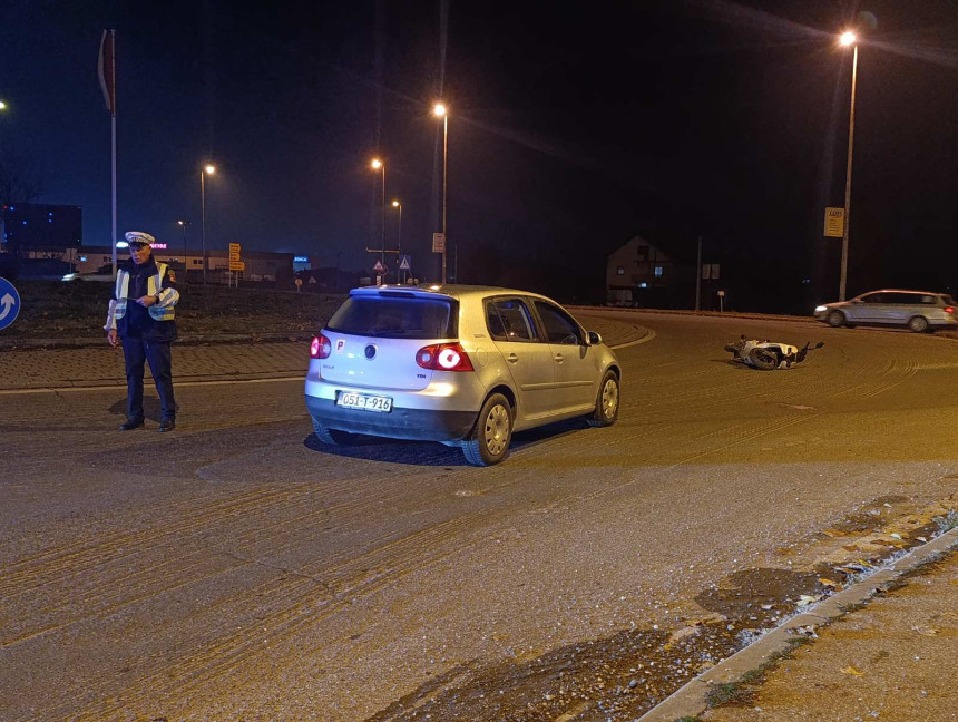 Saobraćajka kod tržnog centra "Fis" u Bijeljini