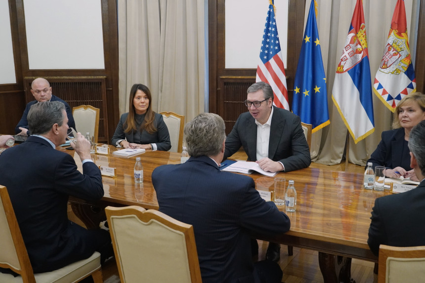 Sastanak Vučića sa kongresmenima SAD, Tarnerom i Norkrosom