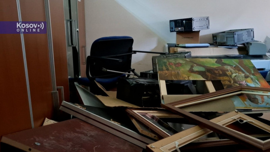 Prostorije u opštini Zvečan devastirane, umjetnine uništene