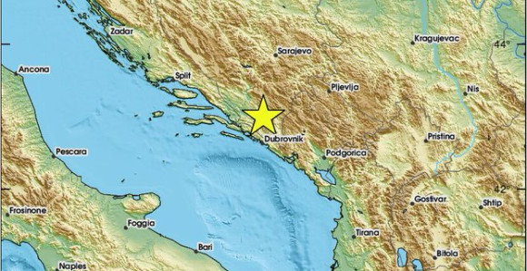 Zemljotres pogodio Hercegovinu, kod Ljubinja epicentar