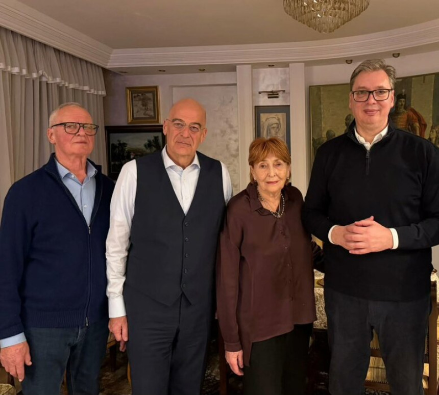 Vučić ugostio grčkog ministra odbrane Nikosa Dendijasa