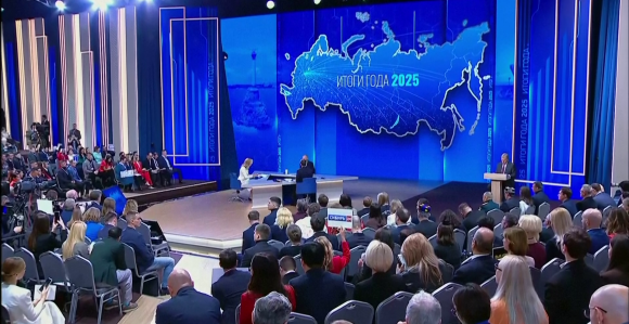 Zaprosio devojku u programu Direktna linija sa Putinom