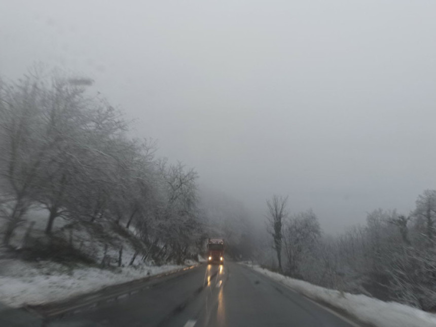 Otežan saobraćaj u Birču, posebno na prevojima