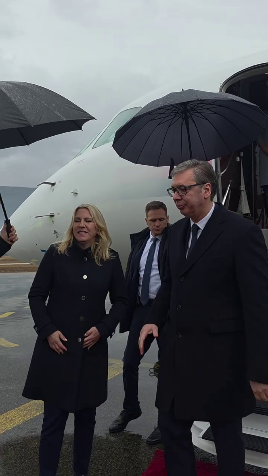 Predsjednik Srbije Aleksandar Vučić stigao u Mostar