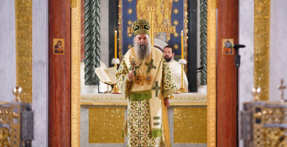 Патријарх Порфирије служио у Храму Светог Саве на Врачару