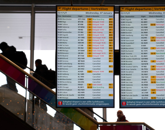 Aerodrom u Amsterdamu otkazao 800 letova