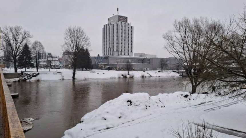 Prijedor: Blagi porast vodostaja Sane i Gomjenice