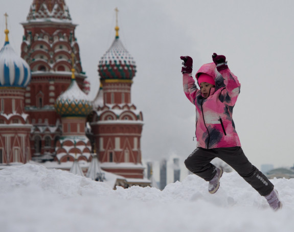 U Moskvi pola metra snijega, duplo više od klimatske norme