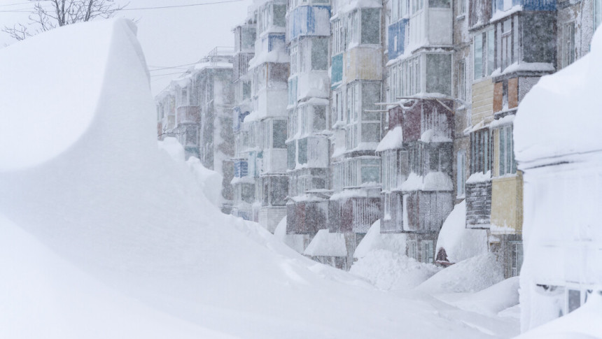 Snježni nanosi do 5. sprata: Kamčatka pod snijegom i ledom