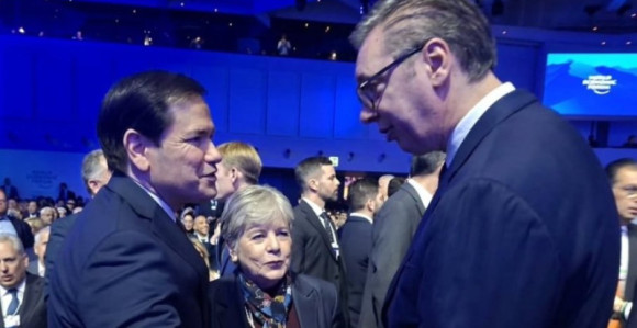 Vučić u Davosu sa Rubiom, državnim sekretarom SAD