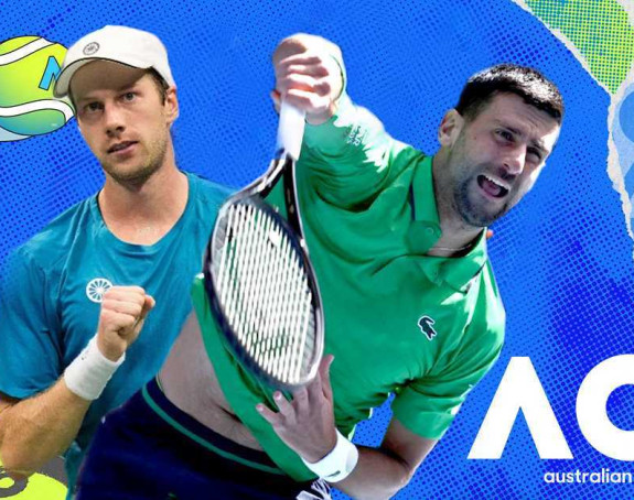 Meč Đoković - Zandšulp na Australijan openu