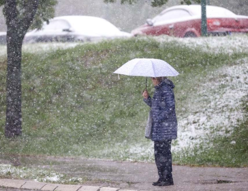 Danas oblačno i hladnije, u višim predjelima snijeg