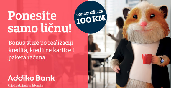 Ponesite samo ličnu za realizaciju kredita, kartice i paketa