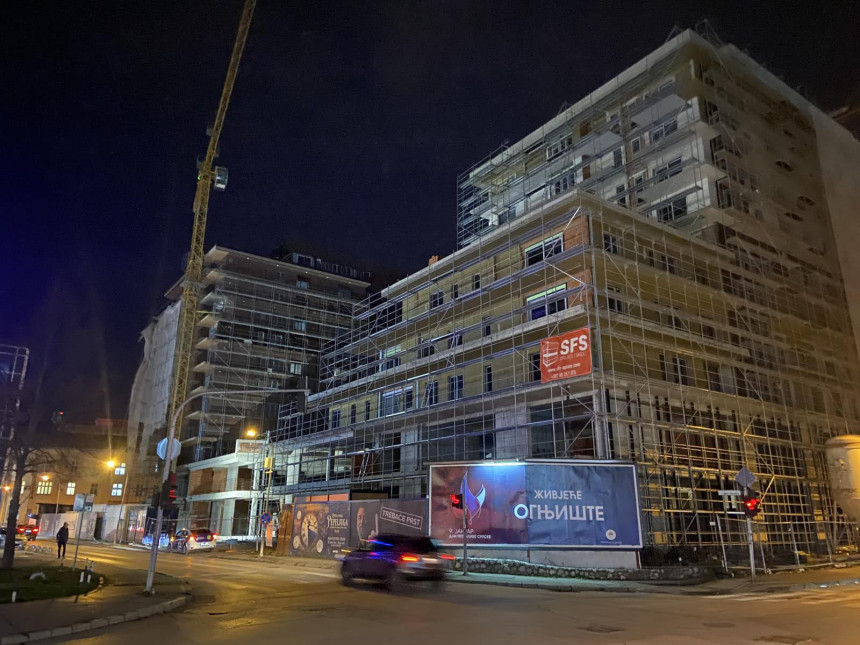 Radnik poginuo na gradilištu u centru Banjaluke