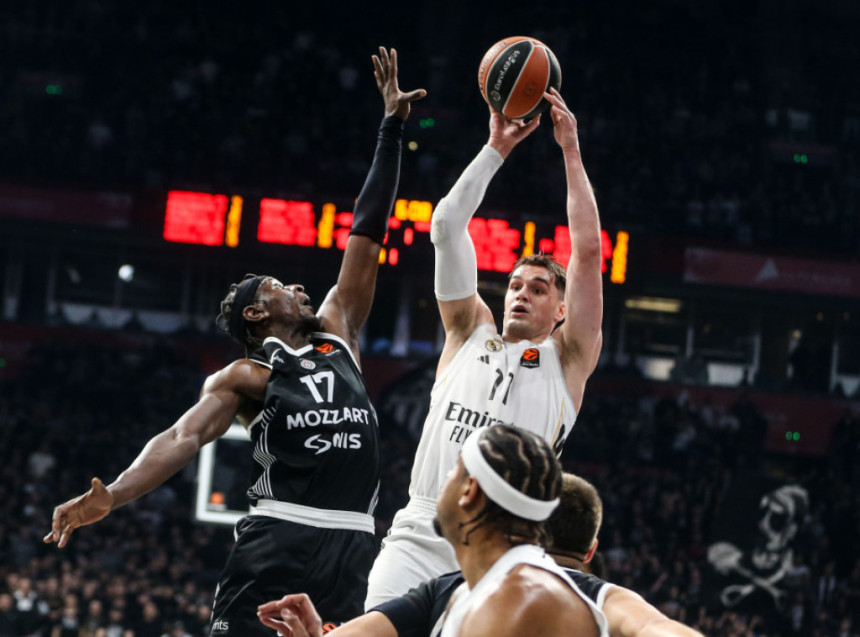 Партизан поражен од Реал Мадрида у 28. колу Евролиге