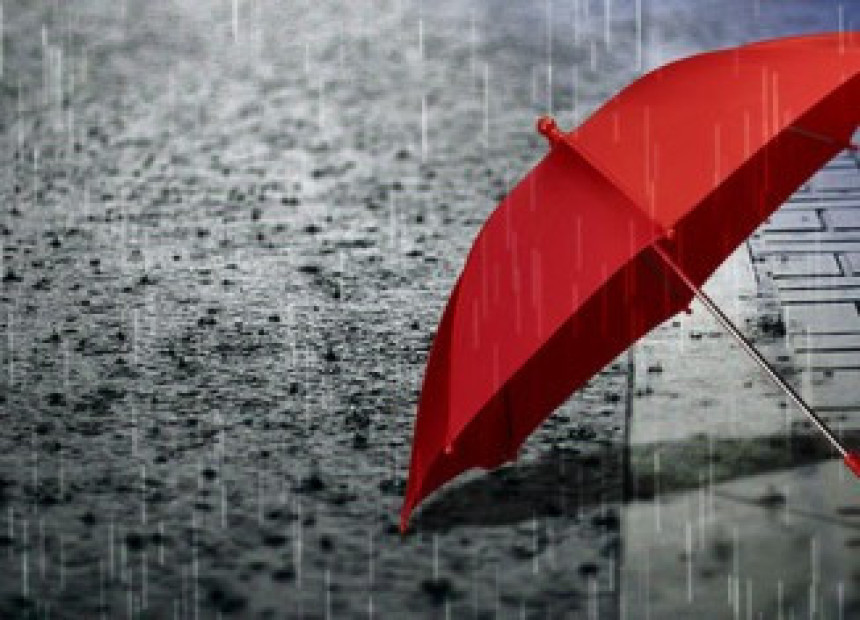 Oblačno vrijeme sa kišom koja će preći u snijeg