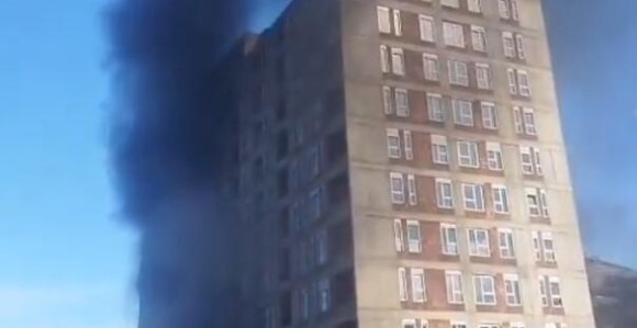 Požar na gradilištu u Mostaru, utvrđuje se uzrok (VIDEO)