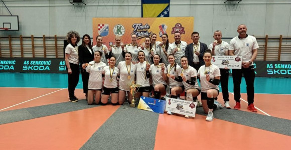 Odbojkašice Gacka četvrti put osvojile Kup BiH