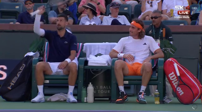 Đoković i Cicipas eliminisani u osmini finala Indijan Velsa